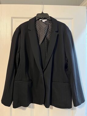 Old Navy Black Women's Single-Breasted Blazer